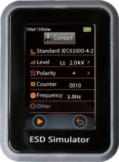 ESD抗扰度测试模块示意图